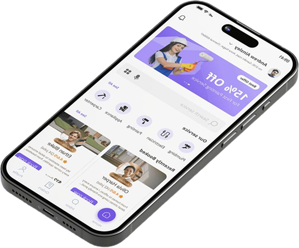 BOOKME app mockup